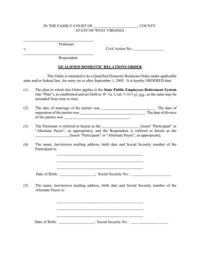Qualified Domestic Relations Order (QDRO) for Avnet Employees.